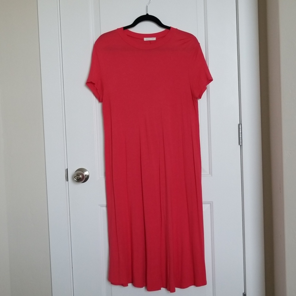 Coral Swing Dress